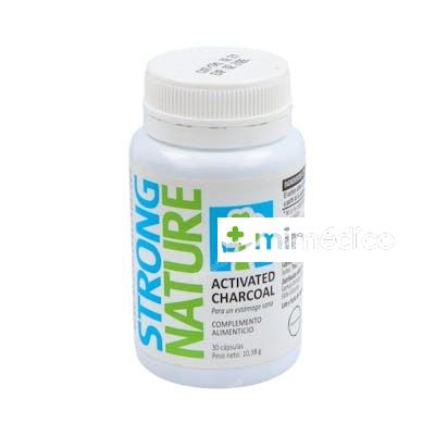 ACTIVATED CHARCOAL CARBON ACTIVO 30CAP. STRONG NATURE