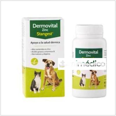 DERMOVITAL ZINC PERROS Y GATOS 60COMP. STANGEST VETERINARIA