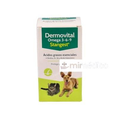 DERMOVITAL OMEGA 3-6-9 PERROS Y GATOS 60CAP. STANGEST VETERINARIA