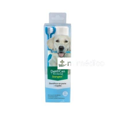 KIT DENTAL CEPILLO+PASTA PERROS 100GR. STANGEST VETERINARIA