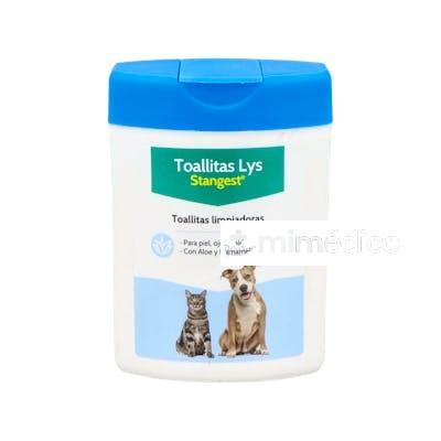 TOALLITAS LYS PIEL OJOS OIDOS PERROS Y GATOS 40UDS STANGEST VETERINARIA
