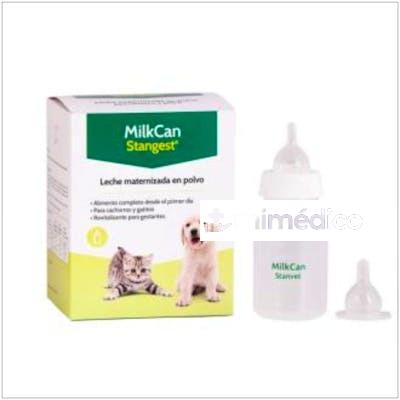 MILKCAN +BIBERON LECHE POLVO PERROS Y GATOS 400GR STANGEST VETERINARIA