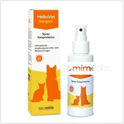 HELIOVET SOLAR SPF50+ PERROS Y GATOS SPRAY 80ML. STANGEST VETERINARIA
