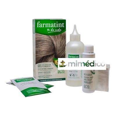 FARMATINT GEL 6C RUBIO OSCURO CENIZA 135ML. FARMATINT