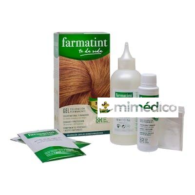 FARMATINT GEL 8R RUBIO CLARO COBRIZO 135ML. FARMATINT