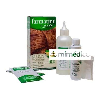 FARMATINT GEL 5R CASTANO CLARO COBRIZO 135ML. FARMATINT