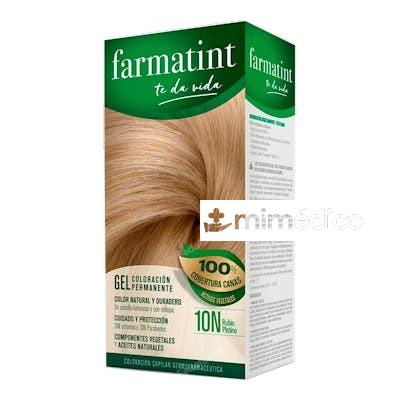FARMATINT GEL 10N RUBIO PLATINO 135ML. FARMATINT