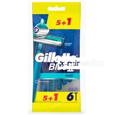 GILLETTE MAQUINILLA DESECHABLE BLUE2 FIJA 5+1UD GILLETTE