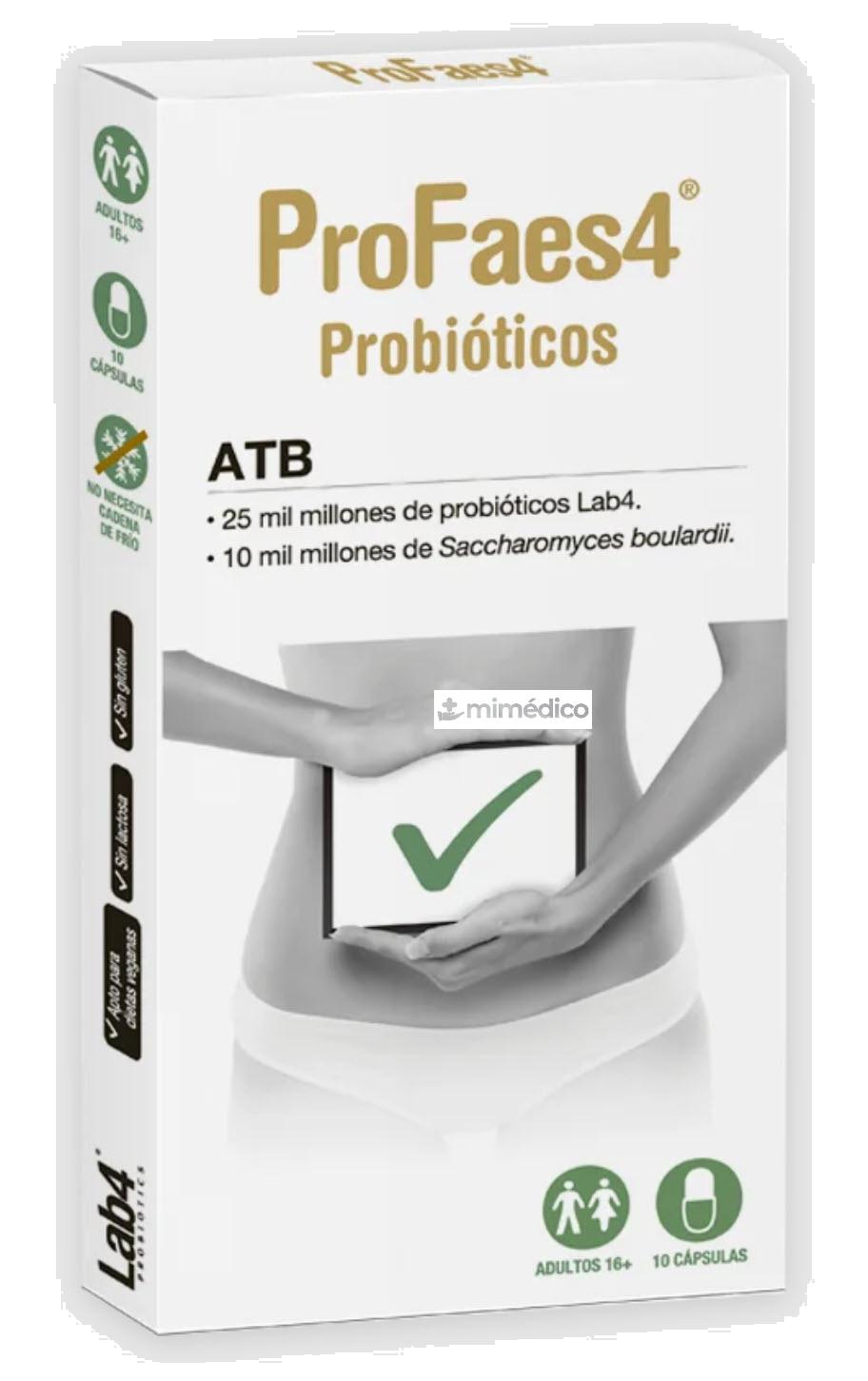 PROFAES4  ATB 10 CAPS FAES FARMA