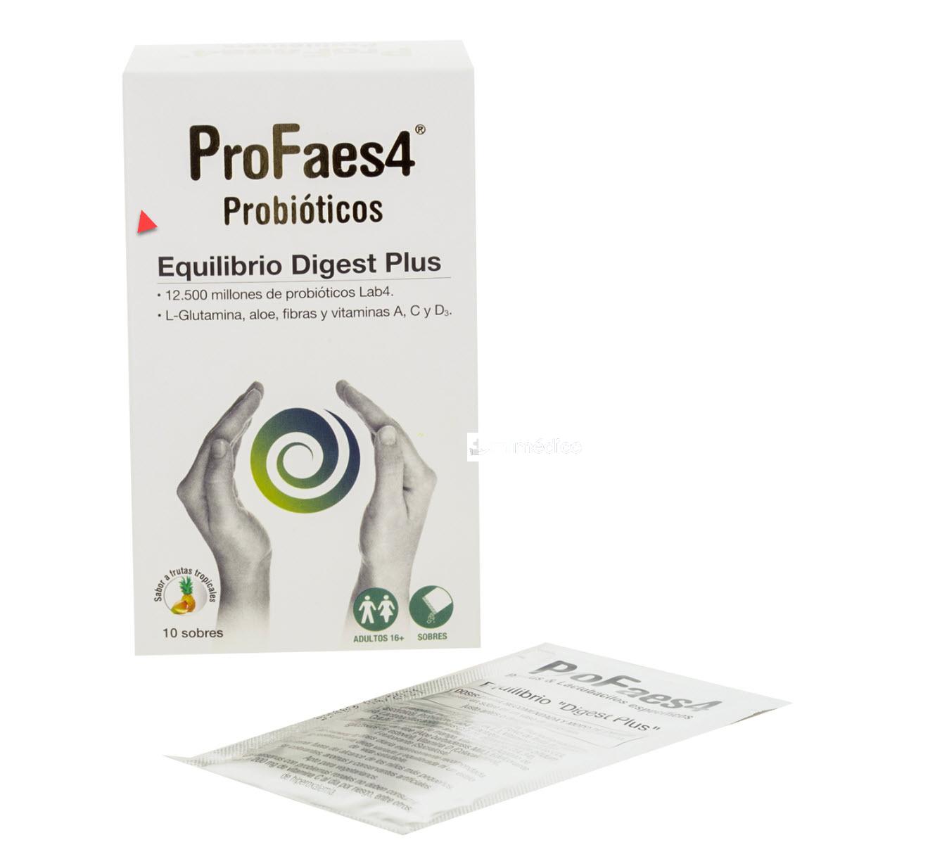 PROFAES4 EII EQUILIBRIO DIGEST PLUS 10 SOBRES FAES FARMA