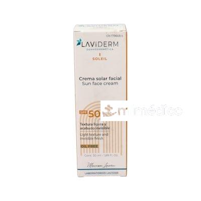 LAVIDERM SOLAR FACIAL SPF50+ OIL FREE 50ML. LAVIGOR