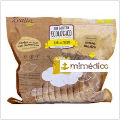 PAN DE MOLDE MASA MADRE 360GR. BIO SG VEGAN ZEALIA