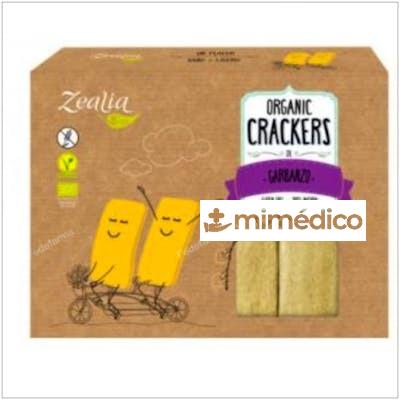 CRACKERS DE GARBANZO 120GR. BIO SG VEGAN ZEALIA