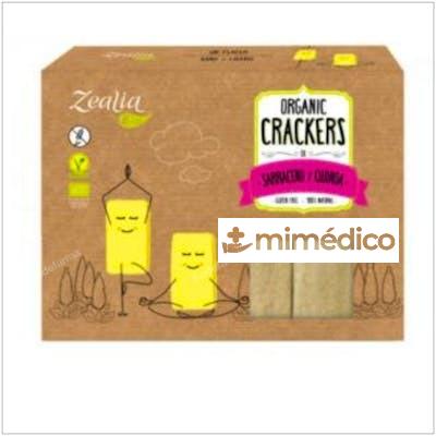 CRACKERS DE SARRACENO Y QUINOA 120GR. BIO SG VEGAN ZEALIA