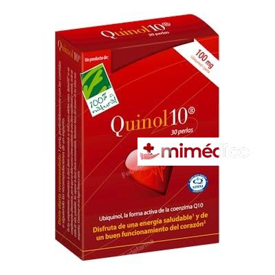 QUINOL 10 100MG. 30PERLAS CIEN POR CIEN NATURAL