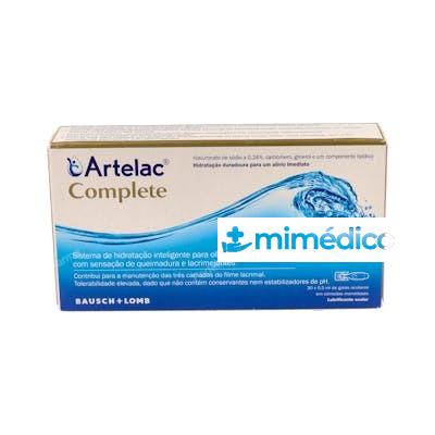 ARTELAC COMPLETE 30MONODOSIS BAUSCH + LOMB