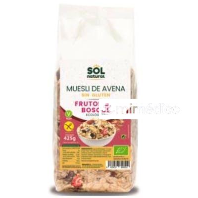 MUESLI DE AVENA Y FRUTOS DEL BOSQUE  425GR. BIO SG SOLNATURAL