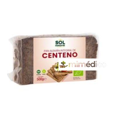 PAN ALEMAN DE CENTENO INTEGRAL 500GR. SOLNATURAL
