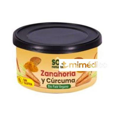PATE DE ZANAHORIA CON CURCUMA 125GR SOLNATURAL