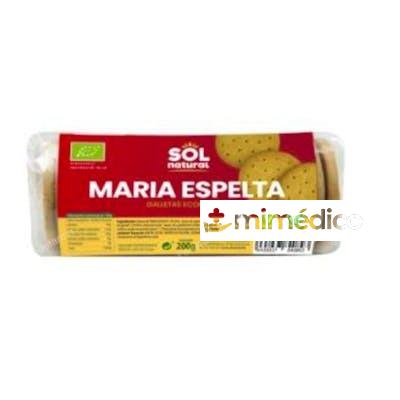 GALLETAS MARIA DE ESPELTA  200GR. BIO SOLNATURAL