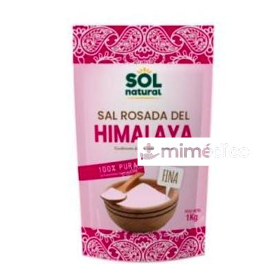 SAL DE HIMALAYA ROSA FINA 1KG. SOLNATURAL