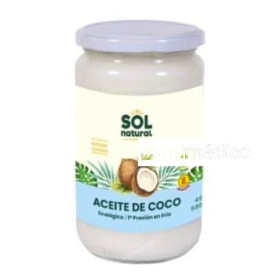 ACEITE DE COCO VIRGEN EXTRA 580ML. BIO SOLNATURAL