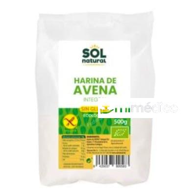 HARINA DE AVENA INTEGRAL 500GR. BIO SG SOLNATURAL