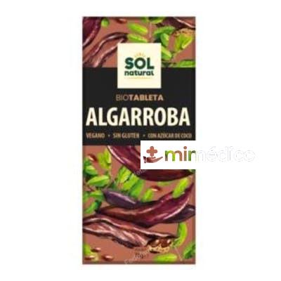 CHOCOLATE DE ALGARROBA TABLETA 70GR. BIO SOLNATURAL