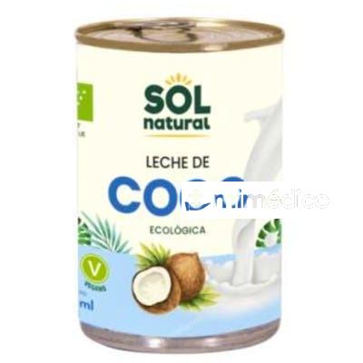 LECHE DE COCO PARA COCINAR 400ML. BIO SOLNATURAL