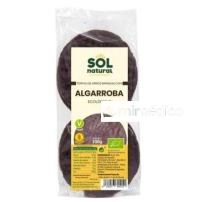 TORTAS DE ARROZ CON ALGARROBA 100GR. BIO SOLNATURAL