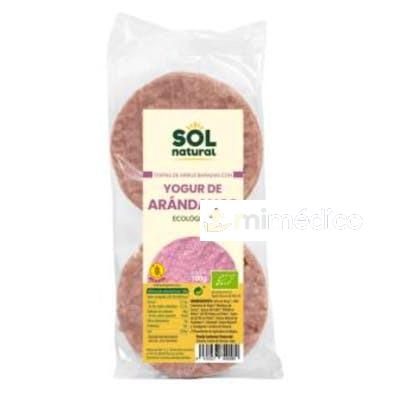 TORTAS DE ARROZ  CON YOGUR Y ARANDANO 100GR. BIO SOLNATURAL