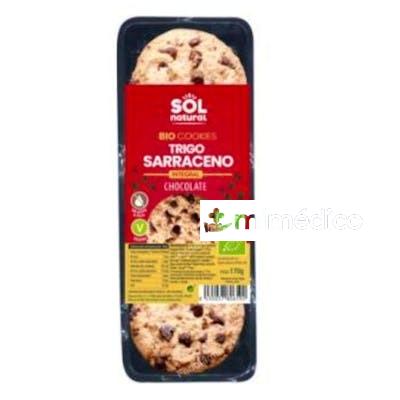 COOKIES DE TRIGO SARRACENO Y CHOCOLATE 170GR. BIO SOLNATURAL