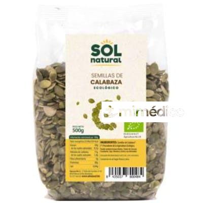 SEMILLAS DE CALABAZA 500GR. BIO SOLNATURAL