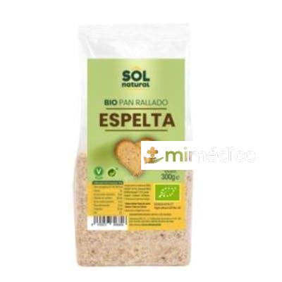 PAN RALLADO DE ESPELTA 300GR. BIO SOLNATURAL