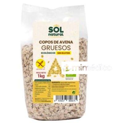 COPOS DE AVENA GRUESOS FAMILIAR 1KG. BIO SG SOLNATURAL