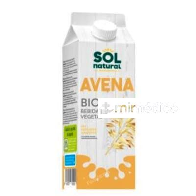 BEBIDA VEGETAL DE AVENA NATURAL 1LT 6UDS. BIO S/A SOLNATURAL