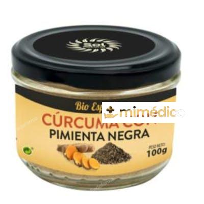 CURCUMA CON PIMIENTA NEGRA 100GR. BIO SOLNATURAL