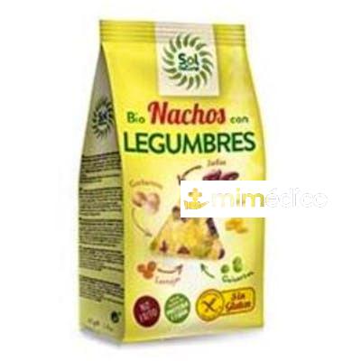 NACHOS CON LEGUMBRES NO FRITOS 80GR. BIO SG SOLNATURAL