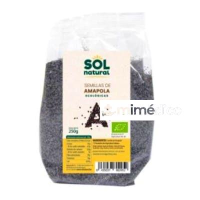 SEMILLAS DE AMAPOLA 250GR. SOLNATURAL