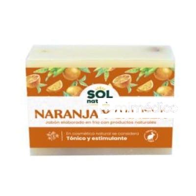 JABON EN PASTILLA  DE CANELA Y NARANJA 100GR. SOLNATURAL