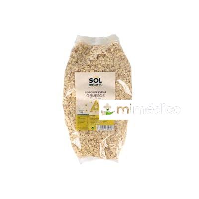 COPOS DE AVENA FAMILIAR GRUESOS INTEGRALES 1KG BIO SOLNATURAL