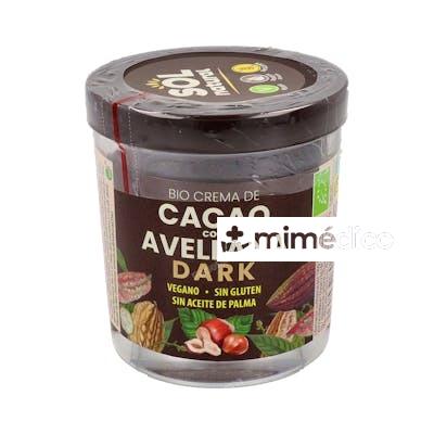 CREMA DE CACAO DARK CON AVELLANAS 200GR. BIO SOLNATURAL