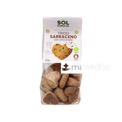 CORAZONES DE TRIGO SARRACENO CHOCO CON SIROPE MAIZ SOLNATURAL