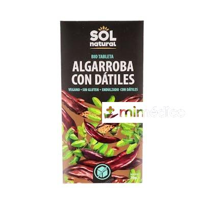 ALGARROBA CON DATILES TABLETA 70GR. BIO SG VEGAN SOLNATURAL