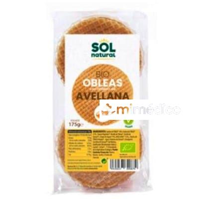 OBLEAS CON AVELLANAS 175GR. BIO SOLNATURAL