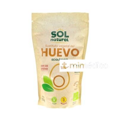 SUSTITUTO HUEVO VEGETAL POLVO 350GR. BIO SOLNATURAL