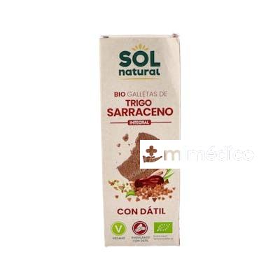 GALLETAS DE TRIGO SARRACENO CON DATIL 170GR. BIO SOLNATURAL