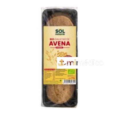 GALLETAS DE AVENA ENDULZADAS CON DATIL 170GR. BIO SOLNATURAL