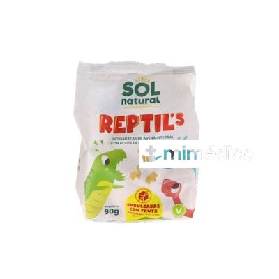 DINOS GALLETAS DE AVENA Y FRUTA 90GR. BIO SOLNATURAL