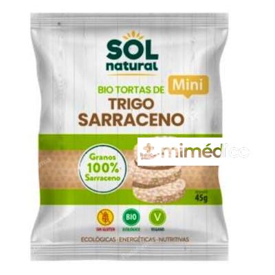 TORTITAS DE TRIGO SARRACENO MINI 45GR. BIO SG SOLNATURAL